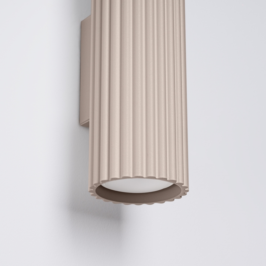 Brilagi - Væglampe CRESTO 2xGU10/10W/230V 20 cm taupe