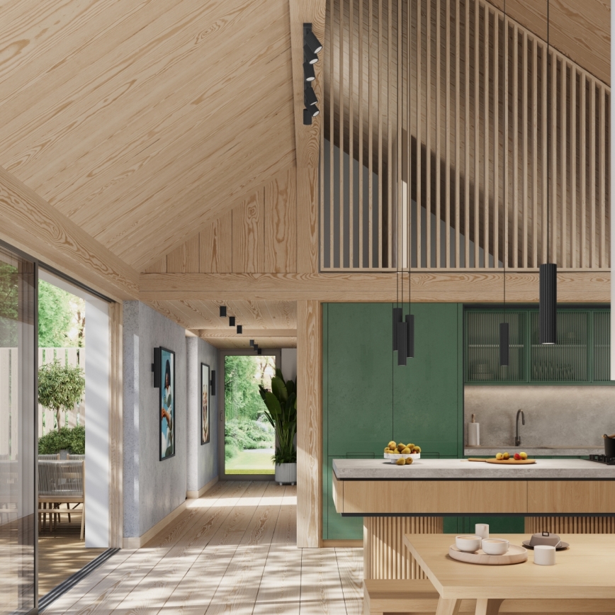 Brilagi - Væglampe CRESTO 2xGU10/10W/230V 30 cm sort