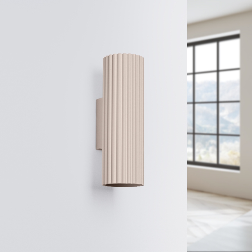 Brilagi - Væglampe CRESTO 2xGU10/10W/230V 30 cm taupe