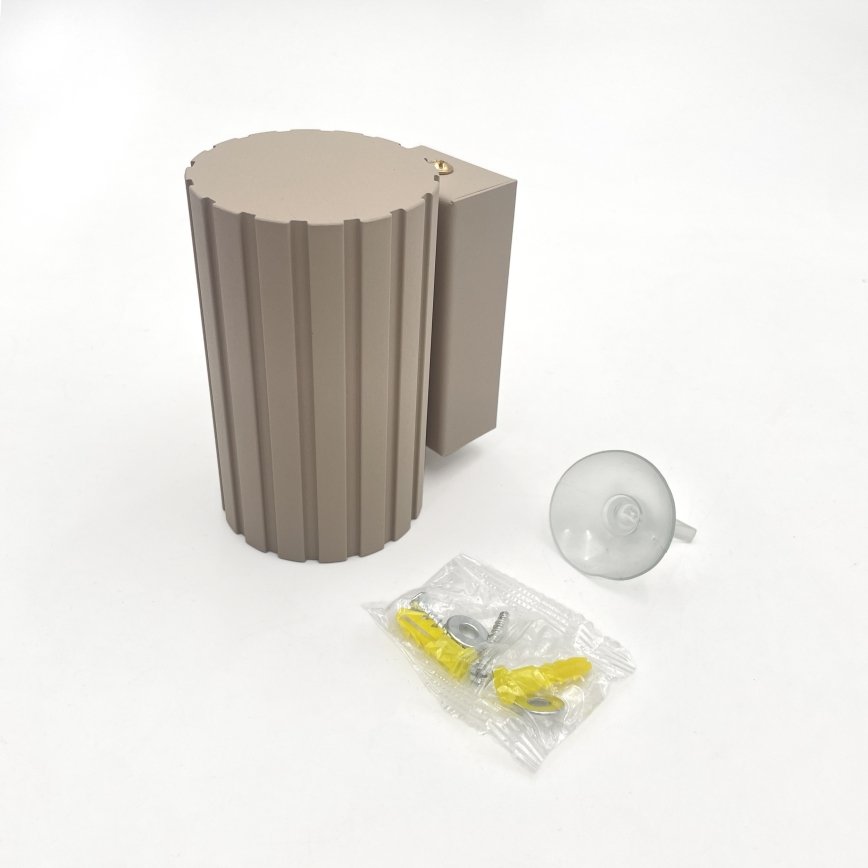 Brilagi - Væglampe CRISPINA 1xGU10/10W/230V 10 cm beige