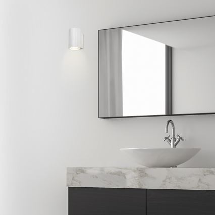 Brilagi - Væglampe CRISPINA 1xGU10/10W/230V 10 cm hvid