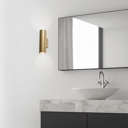 Brilagi - Væglampe CRISPINA 2xGU10/10W/230V 20 cm guld