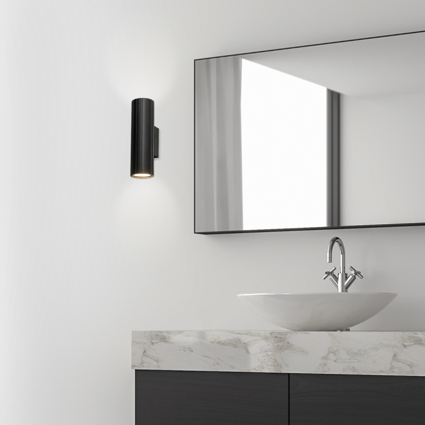 Brilagi - Væglampe CRISPINA 2xGU10/10W/230V 20 cm sort