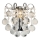 Brilagi - Væglampe CRYSTAL 1xE14/60W/230V skinnende krom