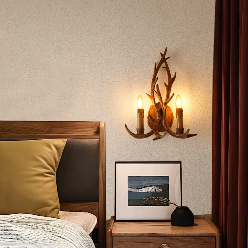 Brilagi - Væglampe DEER 2xE14/10W/230V