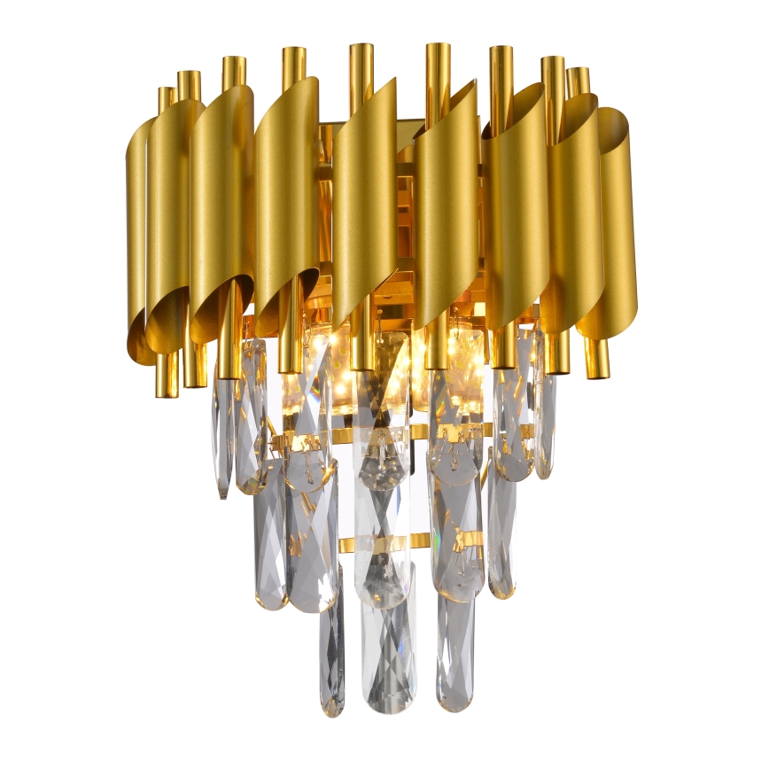 Brilagi - Væglampe ECLIPSE 2xE14/10W/230V guld