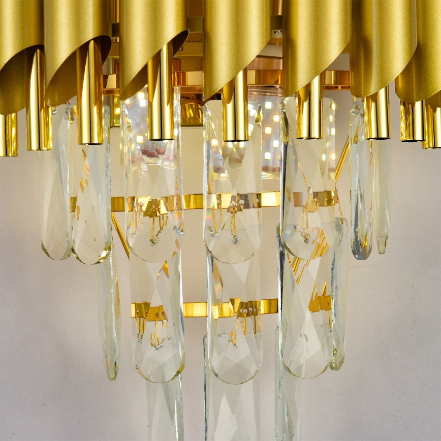 Brilagi - Væglampe ECLIPSE 2xE14/10W/230V guld