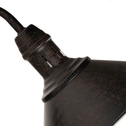 BRILAGI - Væglampe FORGE 1xE27/60W/230V sort
