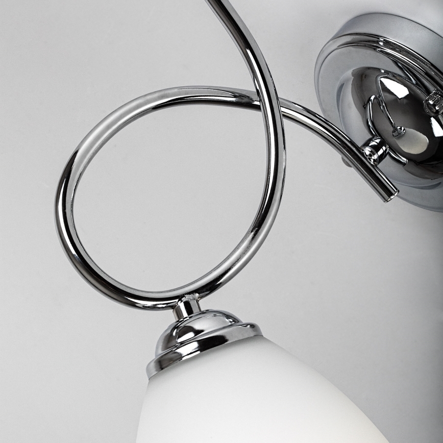 Brilagi - Væglampe FRED 1xE27/60W/230V poleret krom