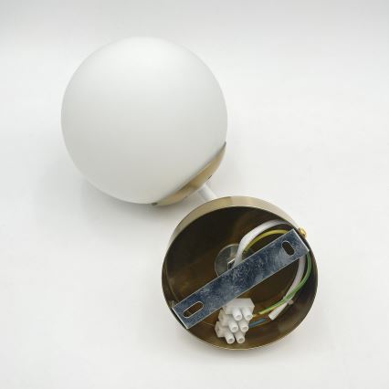 Brilagi - Væglampe MALIVA 1xE14/15W/230V guld/hvid