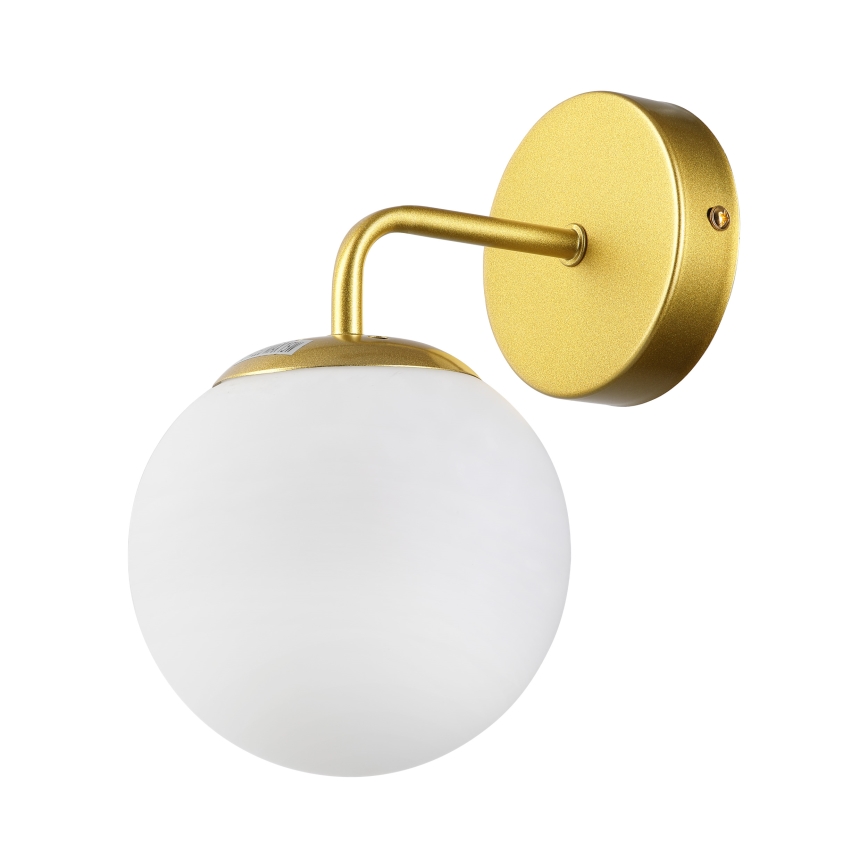 Brilagi - Væglampe MALIVA 1xE14/15W/230V guld/hvid