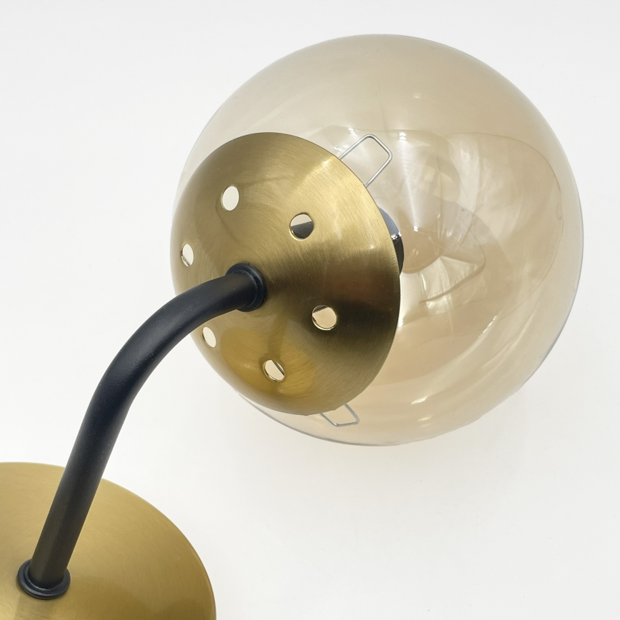 Brilagi - Væglampe MALIVA 1xE14/15W/230V guldfarvet