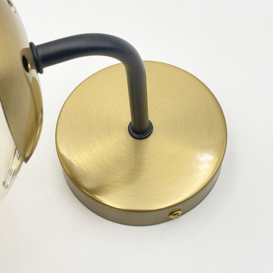 Brilagi - Væglampe MALIVA 1xE14/15W/230V guldfarvet