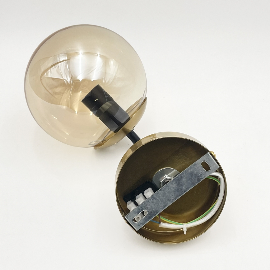 Brilagi - Væglampe MALIVA 1xE14/15W/230V guldfarvet