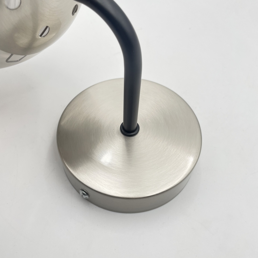 Brilagi - Væglampe MALIVA 1xE14/15W/230V mat krom/røgfarvet