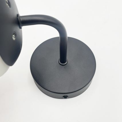 Brilagi - Væglampe MALIVA 1xE14/15W/230V sort/hvid