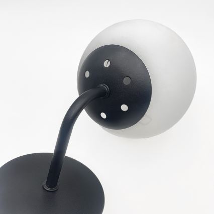 Brilagi - Væglampe MALIVA 1xE14/15W/230V sort/hvid