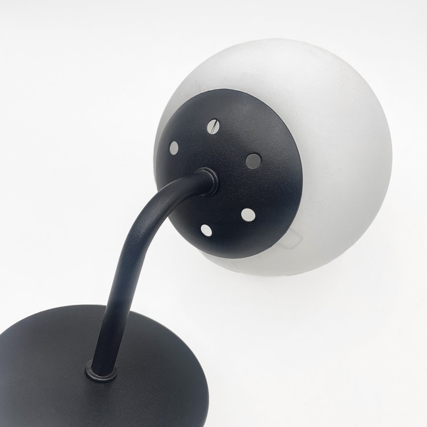 Brilagi - Væglampe MALIVA 1xE14/15W/230V sort/hvid