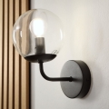 Brilagi - Væglampe MALIVA 1xE14/15W/230V sort/klar