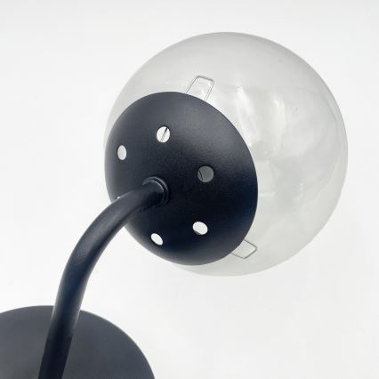 Brilagi - Væglampe MALIVA 1xE14/15W/230V sort/klar