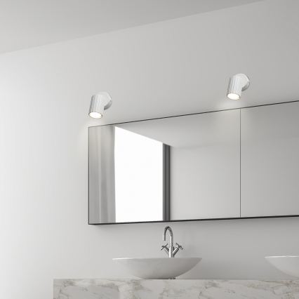 Brilagi - Væglampe med spot CRISPINA 1xGU10/10W/230V hvid