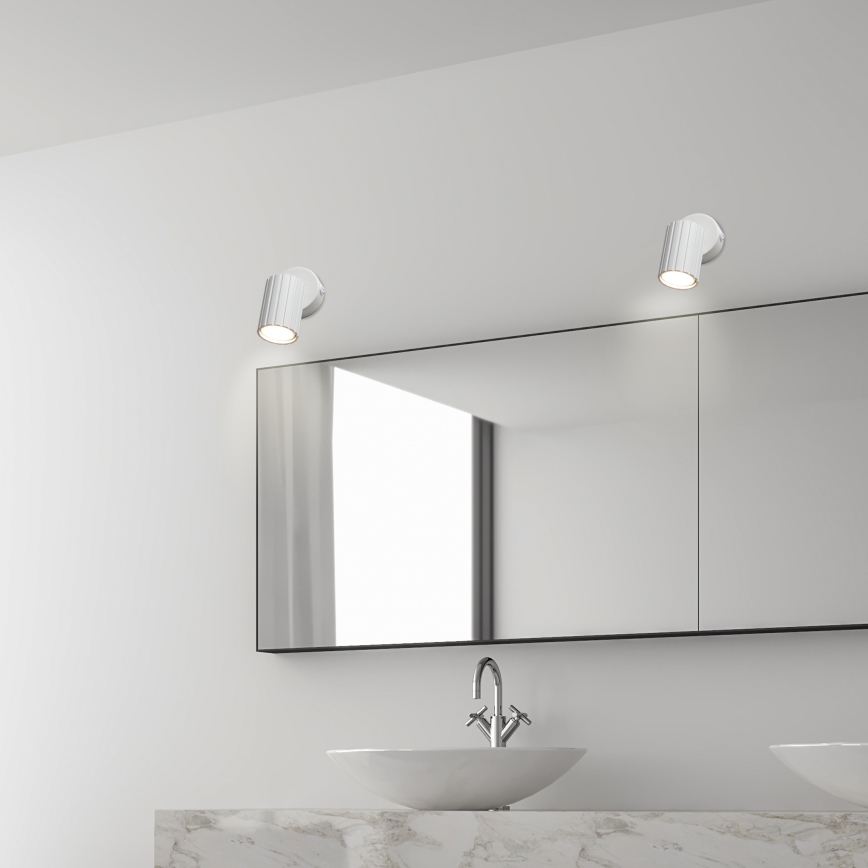 Brilagi - Væglampe med spot CRISPINA 1xGU10/10W/230V hvid