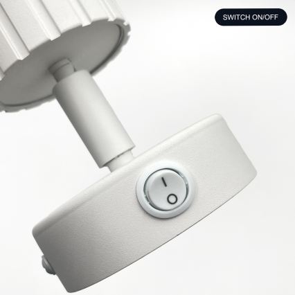 Brilagi - Væglampe med spot CRISPINA 1xGU10/10W/230V hvid