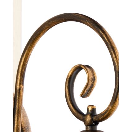Brilagi - Væglampe MOLLERO 1xE27/15W/230V bronze/patina