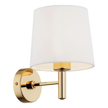 Brilagi - Væglampe MONTE 1xE27/15W/230V creme/guld