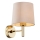 Brilagi - Væglampe MONTE 1xE27/60W/230V beige/guld