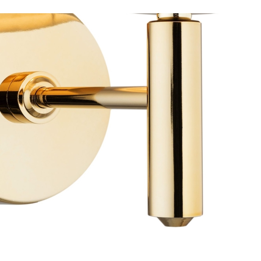 Brilagi - Væglampe MONTE 1xE27/60W/230V beige/guld