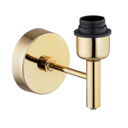 Brilagi - Væglampe MONTE 1xE27/60W/230V sort/guld