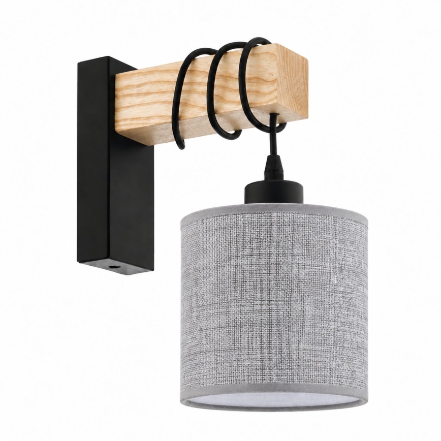 BRILAGI - Væglampe NUBILA 1xE27/60W/230V brun/sort/grå