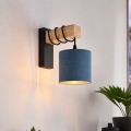 BRILAGI - Væglampe NUBILA 1xE27/60W/230V brun/sort/mørkeblå