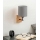 Brilagi - Væglampe NUBILA WOOD 1xE27/25W/230V egetræ/sort/lysegrå
