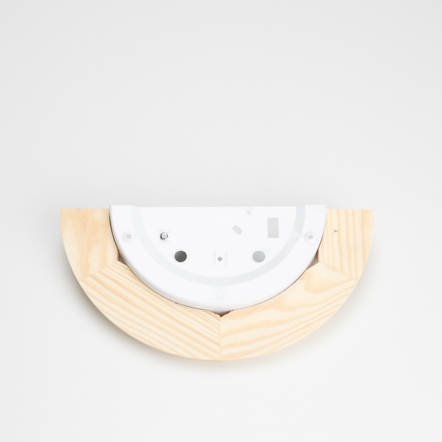 Brilagi - Væglampe ORBIS 1xE27/60W/230V 30 cm, fyrretræ