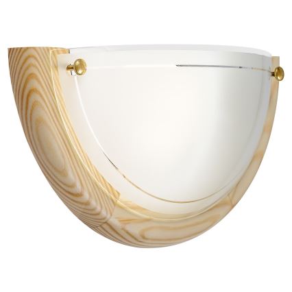 Brilagi - Væglampe ORBIS 1xE27/60W/230V 30 cm, fyrretræ