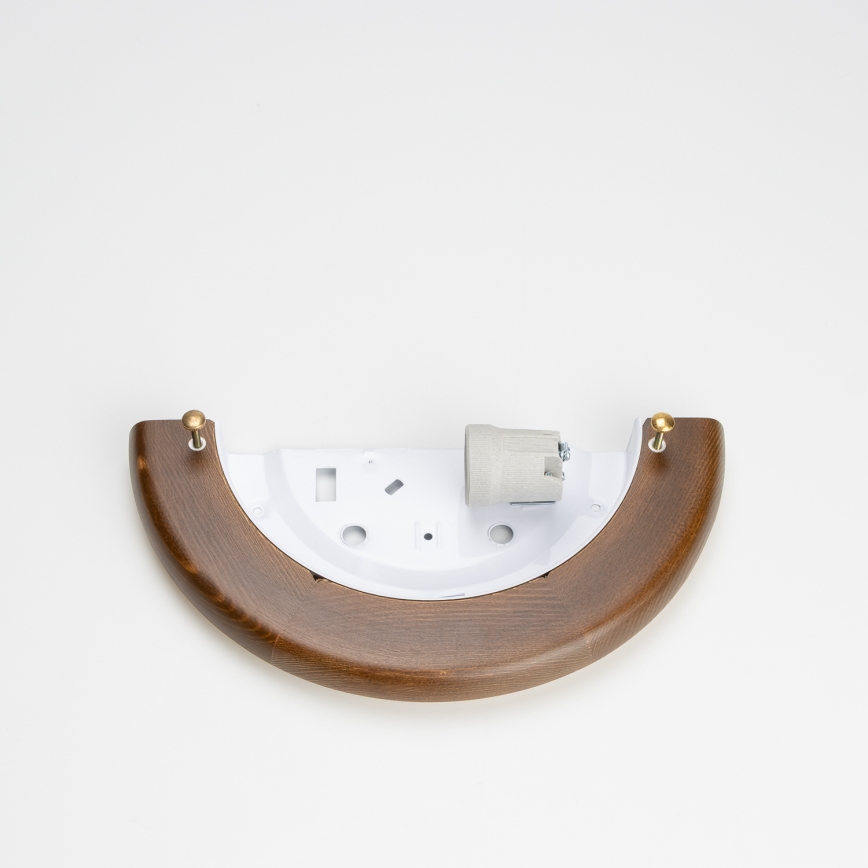 Brilagi - Væglampe ORBIS 1xE27/60W/230V 30 cm fyrretræ