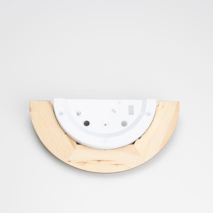 Brilagi - Væglampe ORBIS 1xE27/60W/230V 30 cm fyrretræ