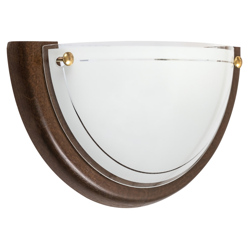 Brilagi - Væglampe ORBIS 1xE27/60W/230V 30 cm fyrretræ