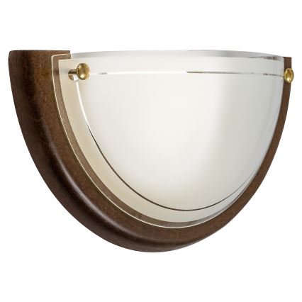 Brilagi - Væglampe ORBIS 1xE27/60W/230V 30 cm fyrretræ