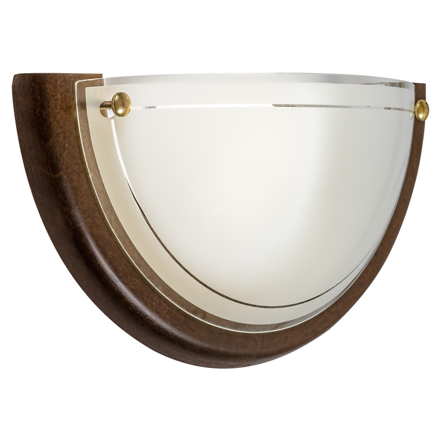 Brilagi - Væglampe ORBIS 1xE27/60W/230V 30 cm fyrretræ