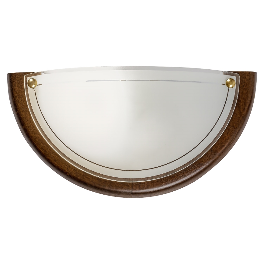 Brilagi - Væglampe ORBIS 1xE27/60W/230V 30 cm fyrretræ