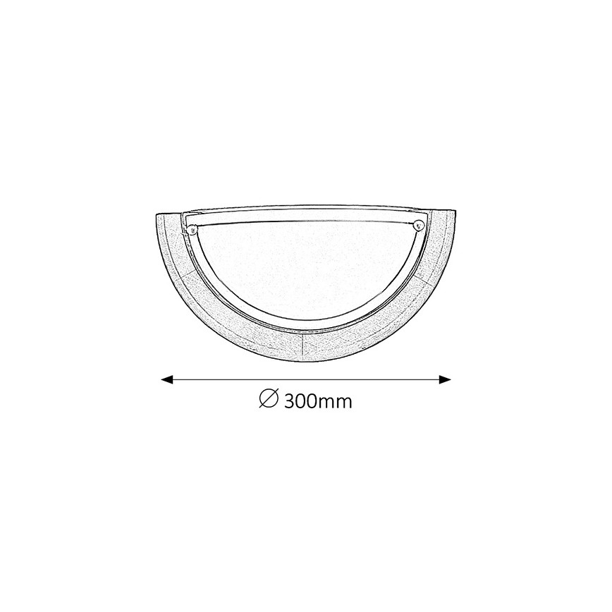Brilagi - Væglampe ORBIS 1xE27/60W/230V 30 cm fyrretræ