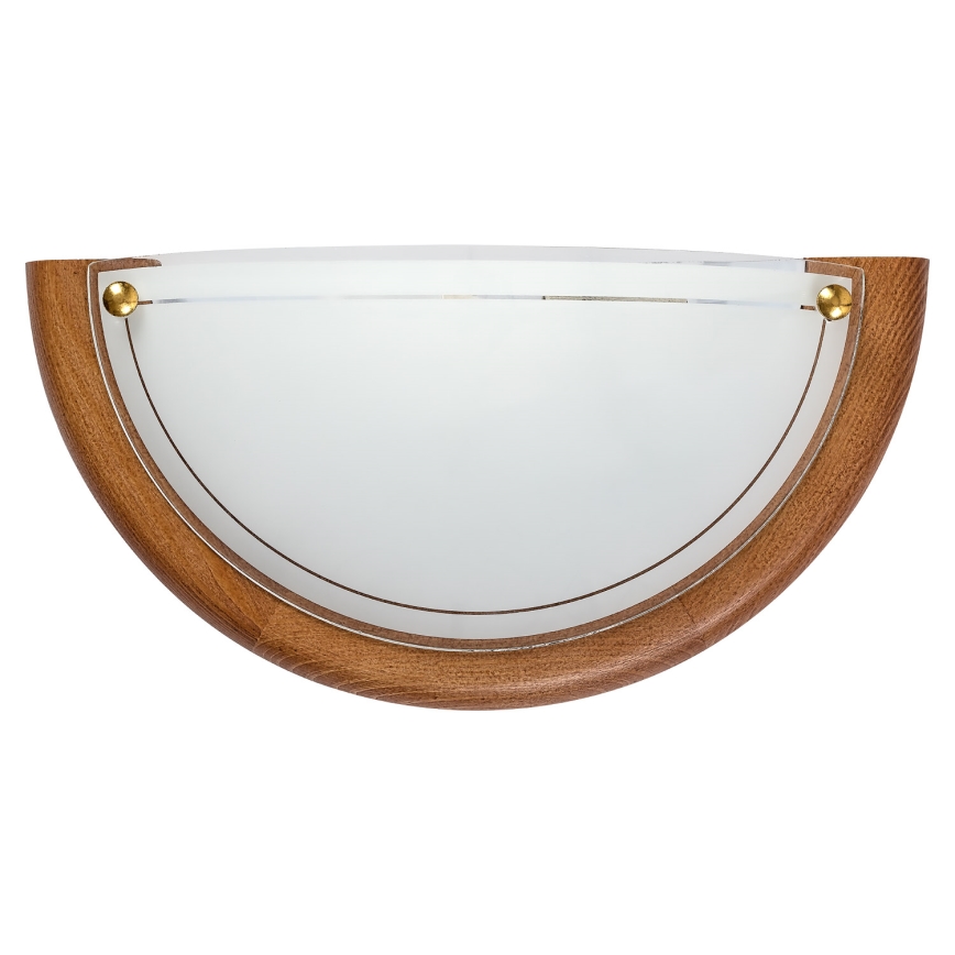 Brilagi - Væglampe ORBIS 1xE27/60W/230V 30 cm fyrretræ