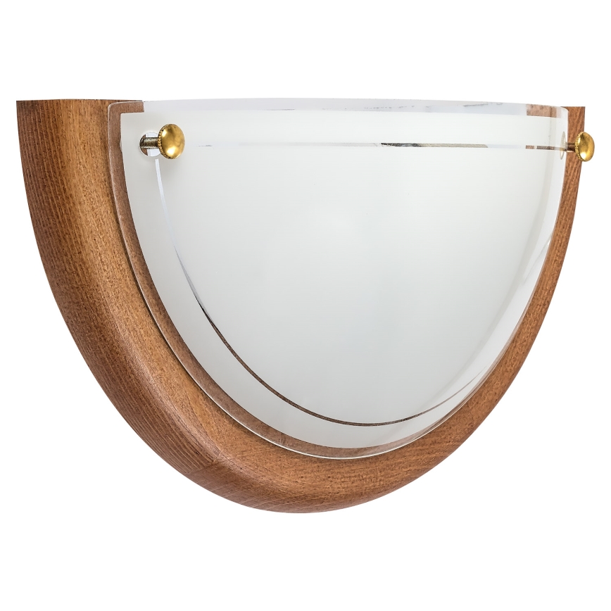 Brilagi - Væglampe ORBIS 1xE27/60W/230V 30 cm fyrretræ