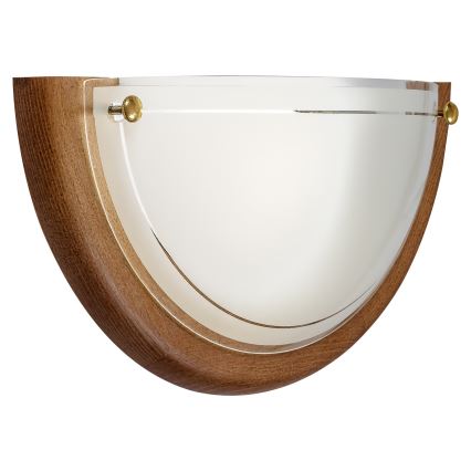 Brilagi - Væglampe ORBIS 1xE27/60W/230V 30 cm fyrretræ