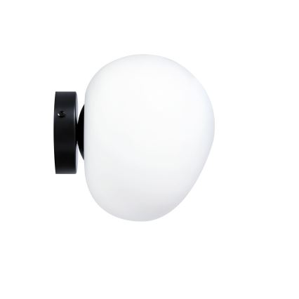 BRILAGI - Væglampe PEBBLES 1xE27/40W/230V Ø 20 cm sort