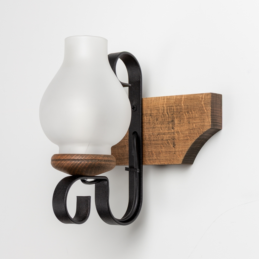 Brilagi - Væglampe QUEEN 1xE14/40W/230V bøg