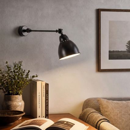 BRILAGI - Væglampe QUILL 1xE27/40W/230V 40 cm sort
